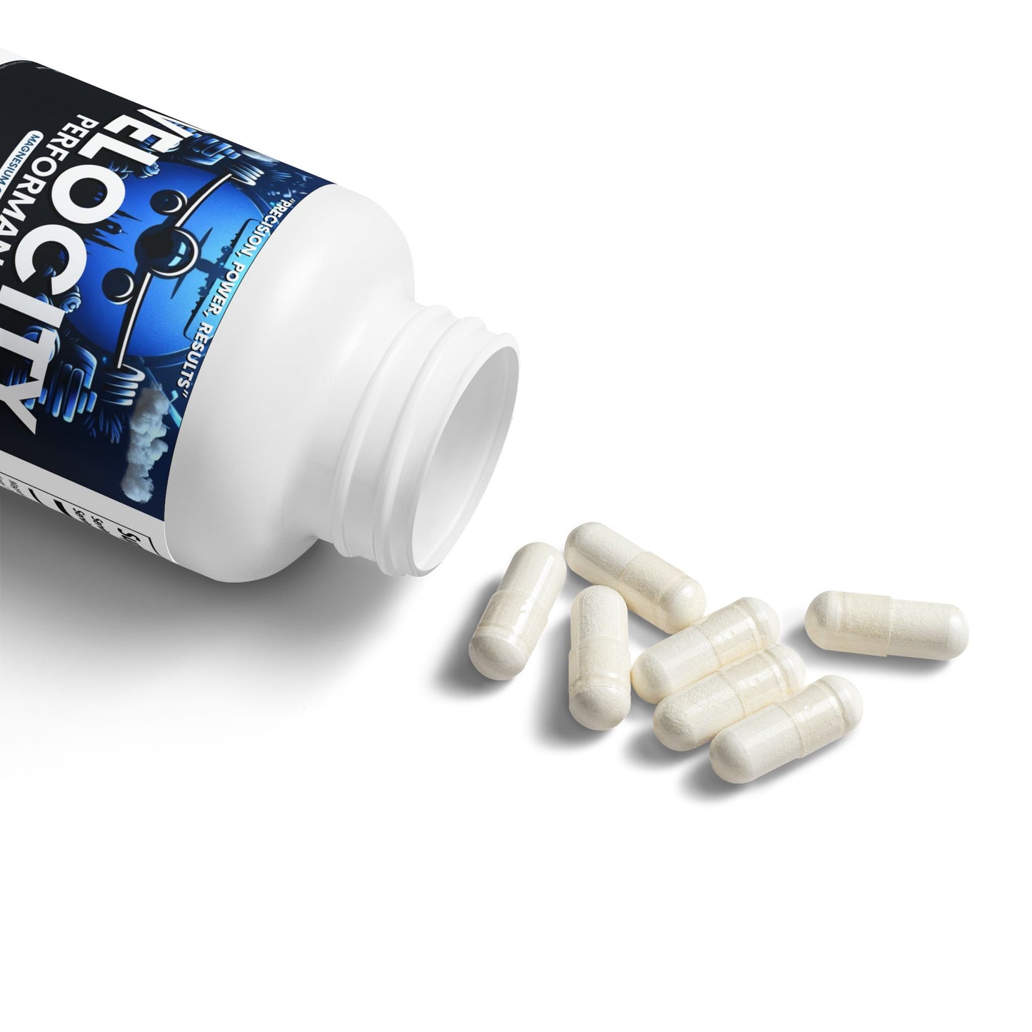 Velocity Performance Magnesium Glycinate Supplement (60 Capsules) by Dumbbells & Hotels