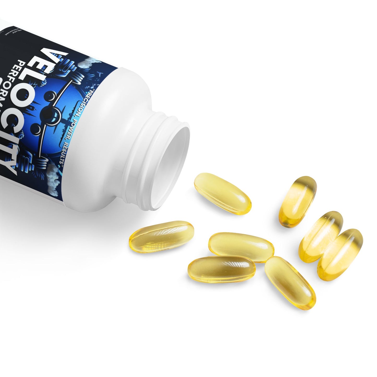 Velocity Performance Omega 3 Fish Oil Supplement (60 Softgels) by Dumbbells & Hotels