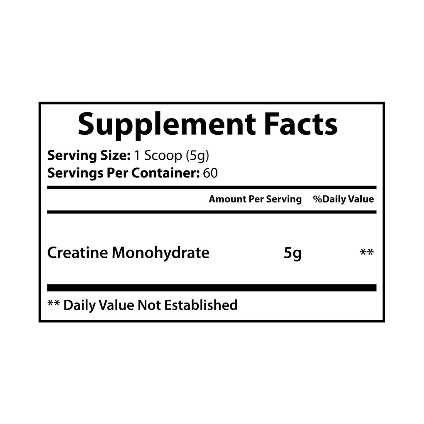 Velocity Performance Creatine Monohydrate Supplement (300g, 10.58oz) by Dumbbells & Hotels