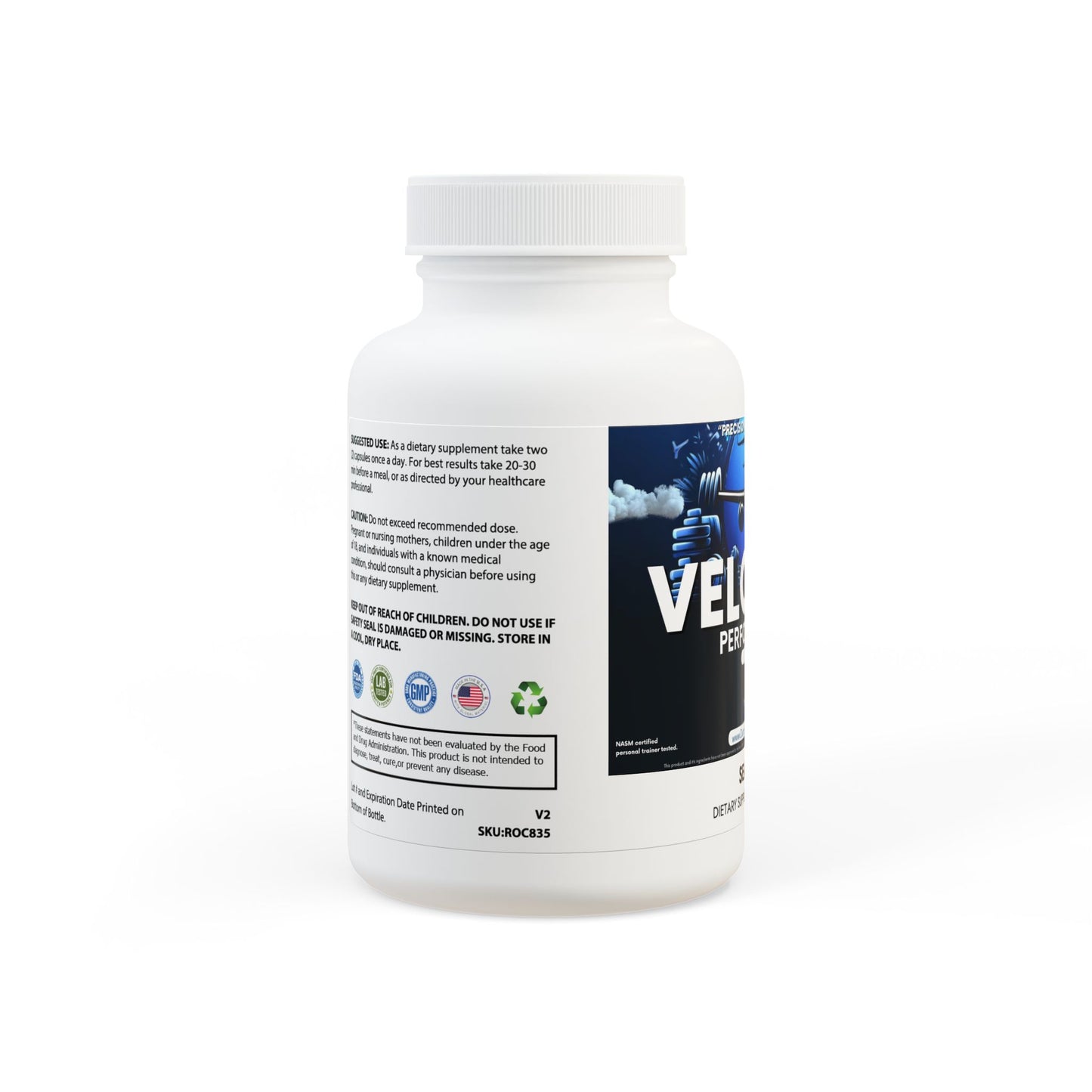 Velocity Performance Sea Moss Supplement (60 Capsules) by Dumbbells & Hotels