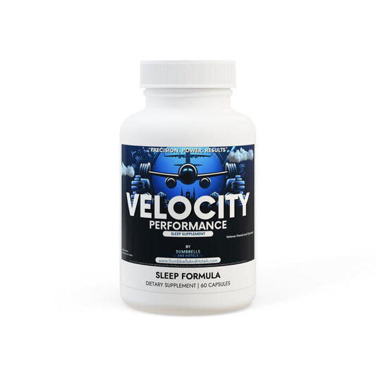 Velocity Performance Sleep Supplement (60 Capsules) by Dumbbells & Hotels