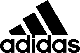 Adidas logo, a global leader in sportswear and fitness apparel.