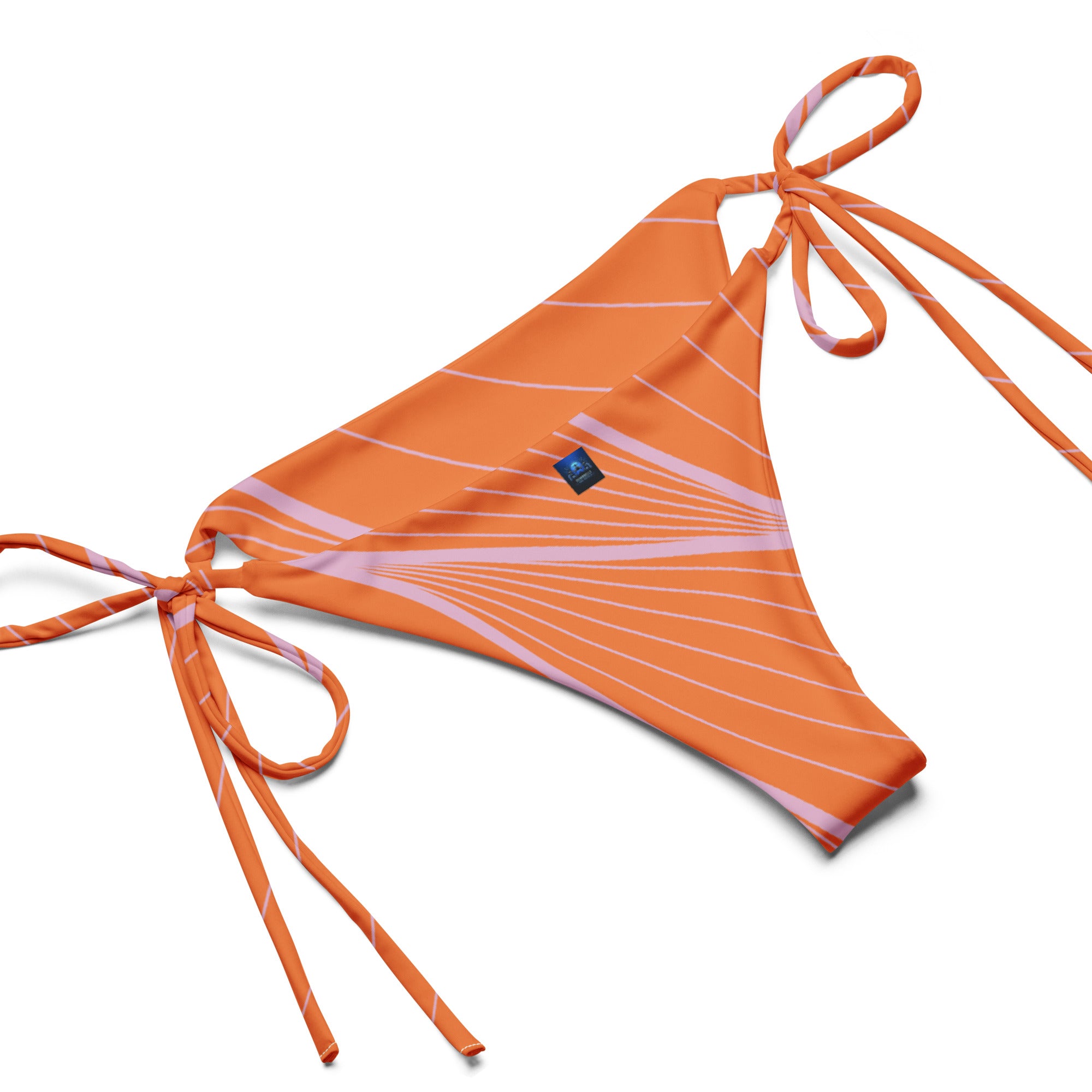 Orange Design String Bikini by Dumbbells and Hotels