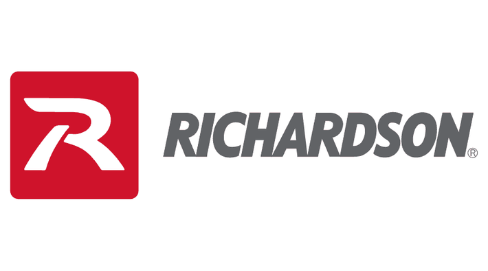 Richardson logo, a trusted brand for custom hats and sportswear.